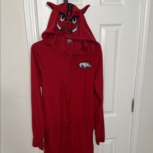 Arkansas Razorbacks Onesie with stitched Design